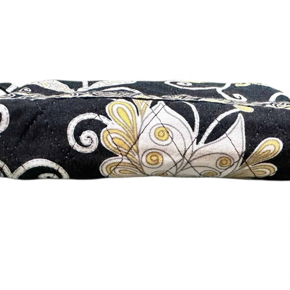 Vera Bradley Yellow Bird Retired medium makeup cosmetic toiletries lined bag